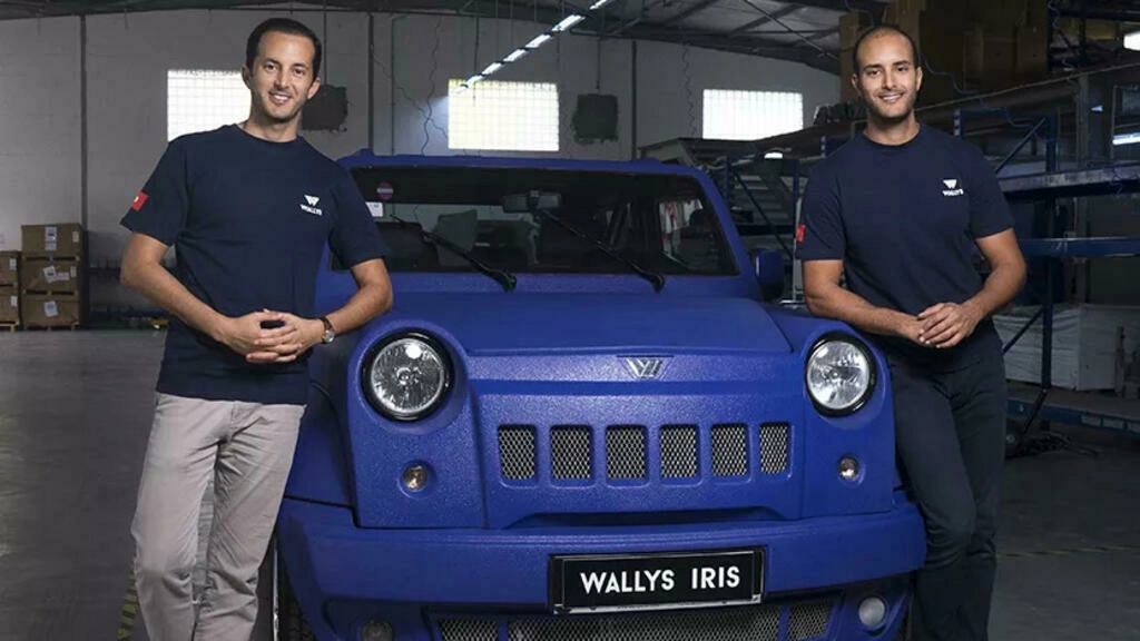 Les frère Guiga, les inventeurs de la marque Wallyscar et la Wallys Iris, en 2016. © Wallyscar