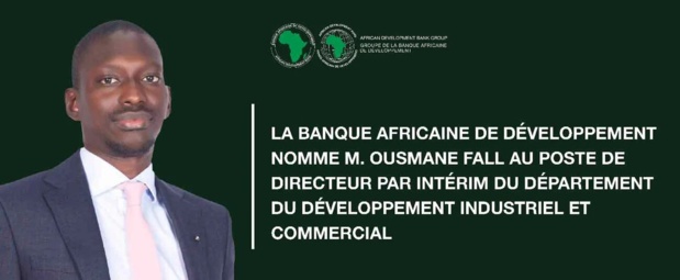 Bad : Ousmane Fall nommé directeur par intérim du Département du développement industriel et commercial