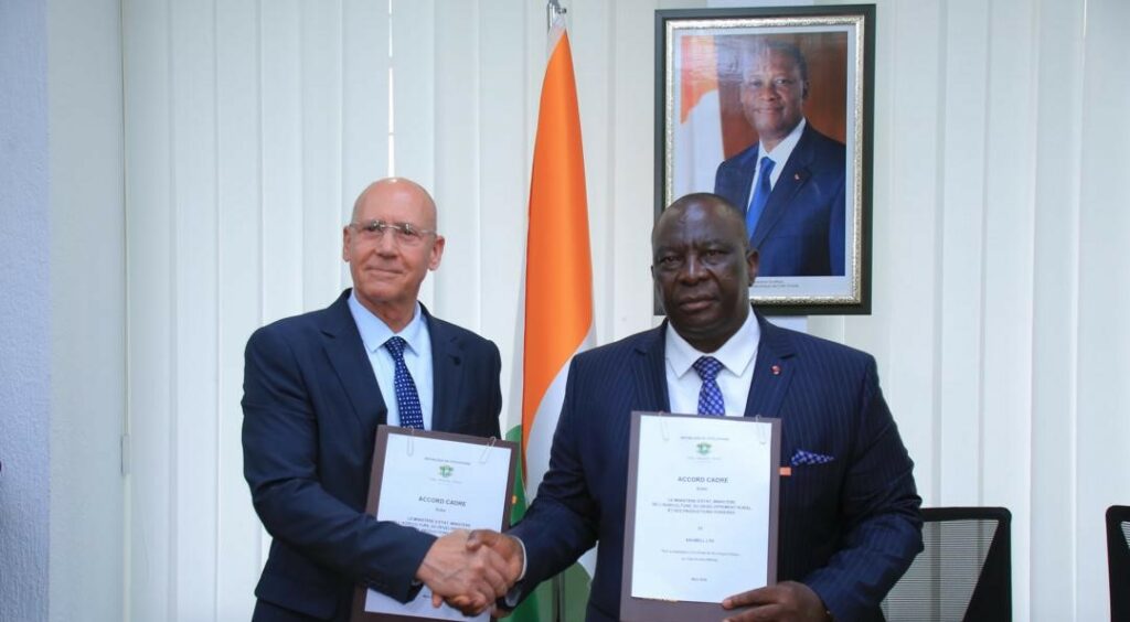Filière riz: La Côte d’Ivoire signe un accord avec Ekobell