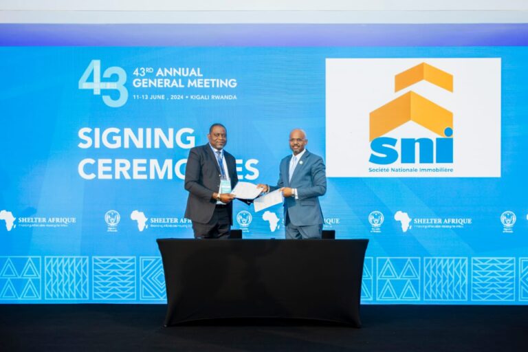 La Sni et Shelter Afrique signent un contrat