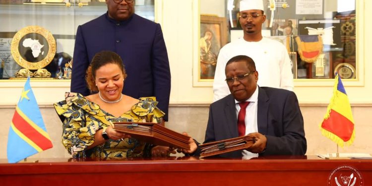 la Rdc et le Tchad signent 3 accords de coopération