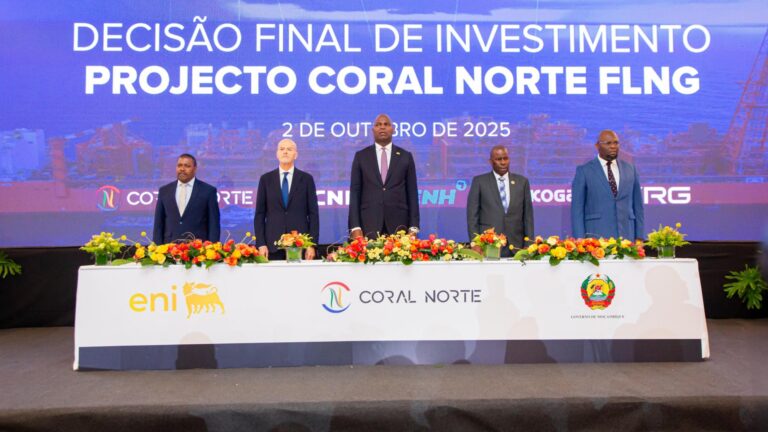 Mozambique : Eni annonce la décision finale d'investissement pour le projet Coral North