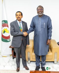 Coopération régionale : Le président de la commission de la CEDEAO reçoit l'ambassadeur d'Ethiopie au Nigéria